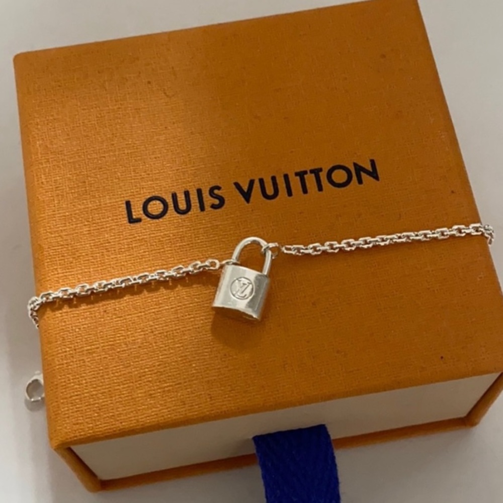 Louis Vuitton Silver Lockit Bracelet